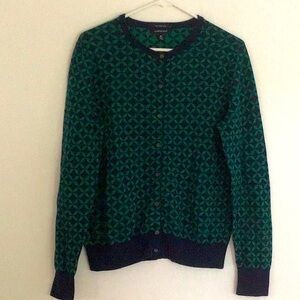 Lands End Cardigan Sweater Womens Medium